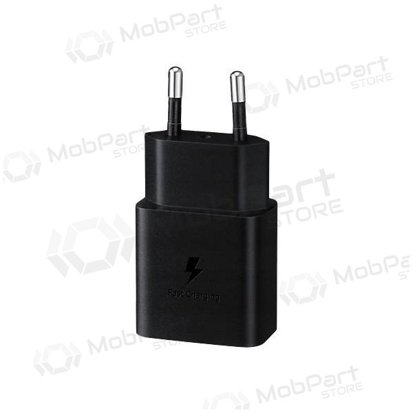 Lader origineel Samsung EP-T1510XBEGEU 15W + kabel Type-C 1m in het pakket zwart