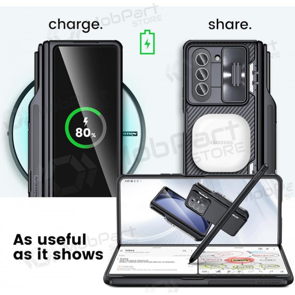Samsung Galaxy Z Fold4 hoesje - Nillkin CamShield Pro (zwart)