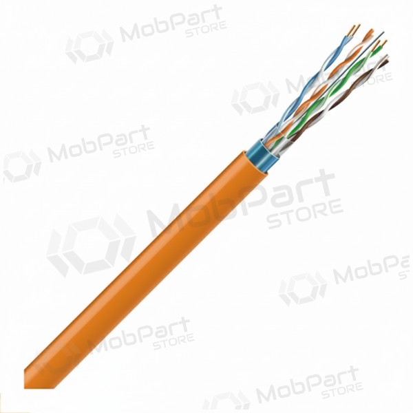 LAN netwerkkabel ECG FTP 6 (binnen, afgeschermd, PVC/LSZH, 305m, 23AWG/0,56mm, B2ca(s1,d1,a1))