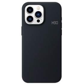 Hoesje HDD Silicone MagSafe Case Apple iPhone 15 tamsiai grijs