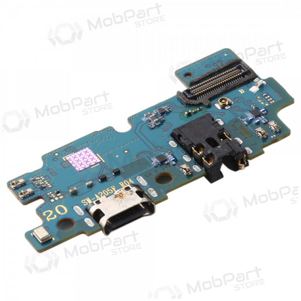Samsung A205 Galaxy A20 2019 oplaadconnector en microfoon (service pack) (origineel)