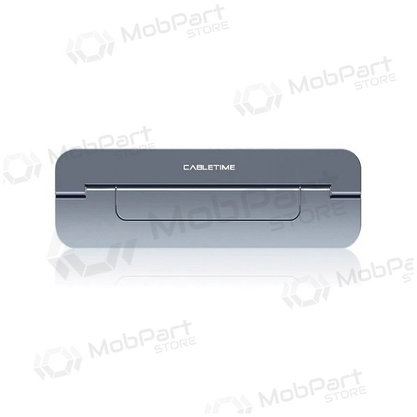 Nešiojamo kompiuterio stovas, grijs