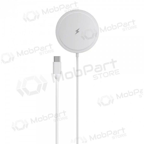 MagSafe draadloze oplader Blue Star Charing Pad 15 W met USB-C kabel wit