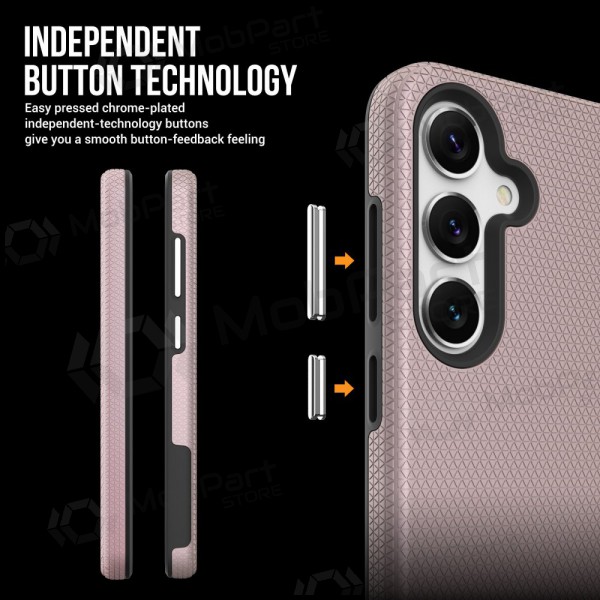 Samsung Galaxy S24 Ultra hoesje „Perfectionists“ (rožinio aukso)