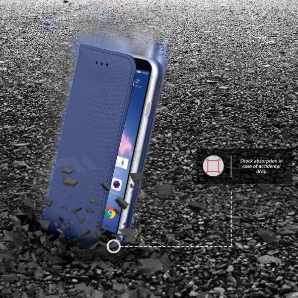 Apple iPhone 12 mini hoesje -Smart Magnet- (donkerblauw)