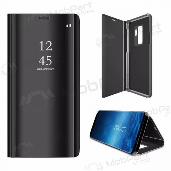 Samsung A720 Galaxy A7 2017 hoesje - Clear View Stand Cover (zwart)