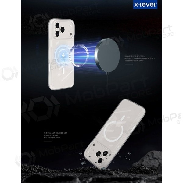 Samsung Galaxy S26 hoesje - X-Level Space II MagSafe (transparant)