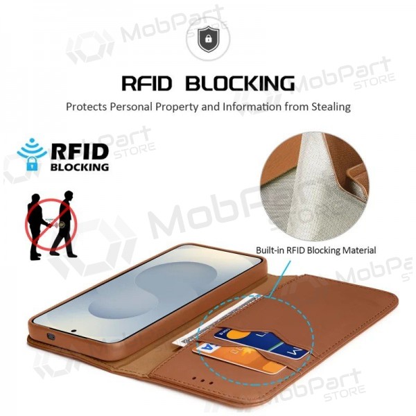 Samsung Galaxy S25 Edge hoesje - Dux Ducis Hivo (bruin)