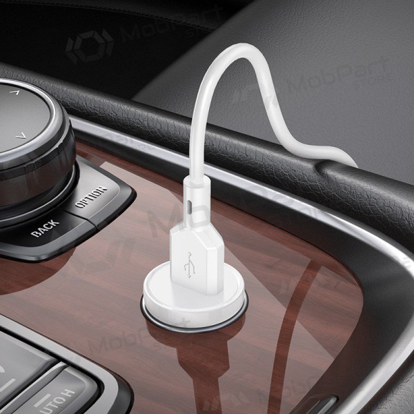 Lader automobilinis Borofone BZ18 Quick Charge 3.0 18W (wit)