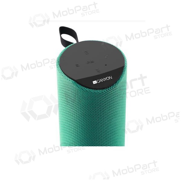 Bluetooth draagbare luidspreker CANYON CNS-CBTSP5 (MicroSD, AUX, BT V5.0, 1200mAh) (groen)