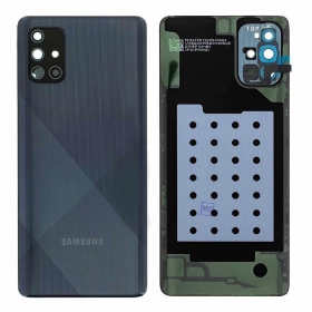 Samsung A715 Galaxy A71 2020 achterkant zwart (Prism Crush Black) (gebruikt grade B, origineel)