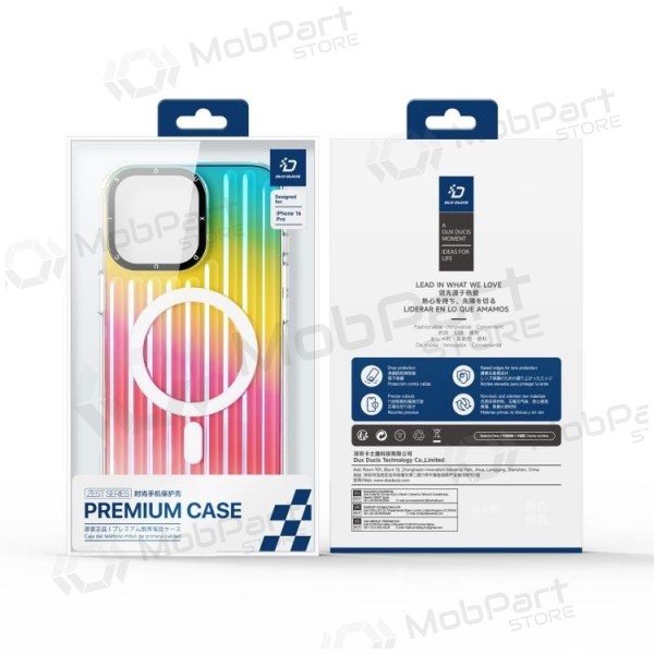 Apple iPhone 16 Pro Max hoesje - Dux Ducis Zest (Gradient Rainbow)