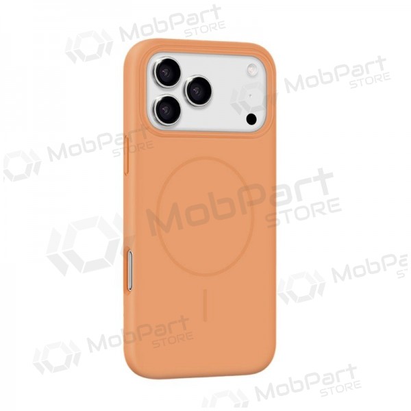 Apple iPhone 17 Pro, 18 Pro hoesje - X-Level Fluid Skin MagSafe (oranje)