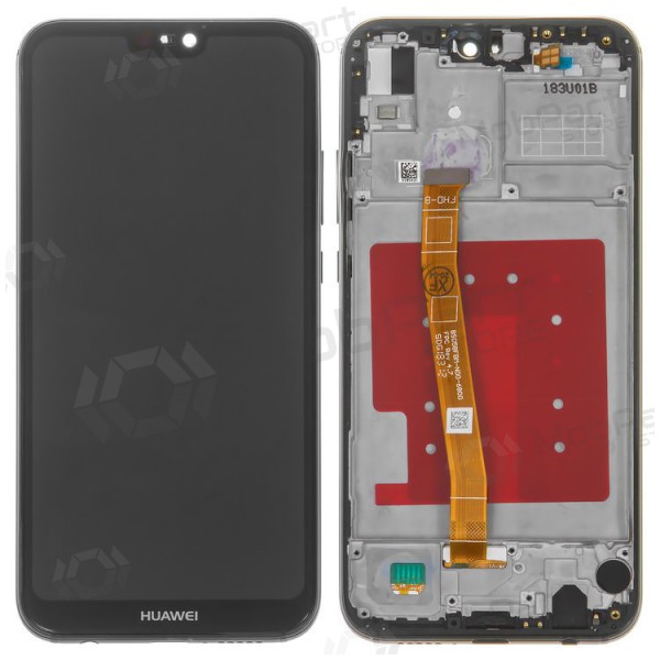 Huawei P20 Lite scherm (zwart) (met een frame)