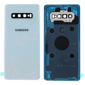Samsung G975 Galaxy S10 Plus achterkant wit (Prism White) (gebruikt grade C, origineel)