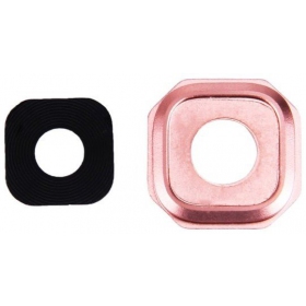 Samsung A310F Galaxy A3 2016 / A510F Galaxy A5 2016 / A710F Galaxy A7 2016 camera glas (roze)