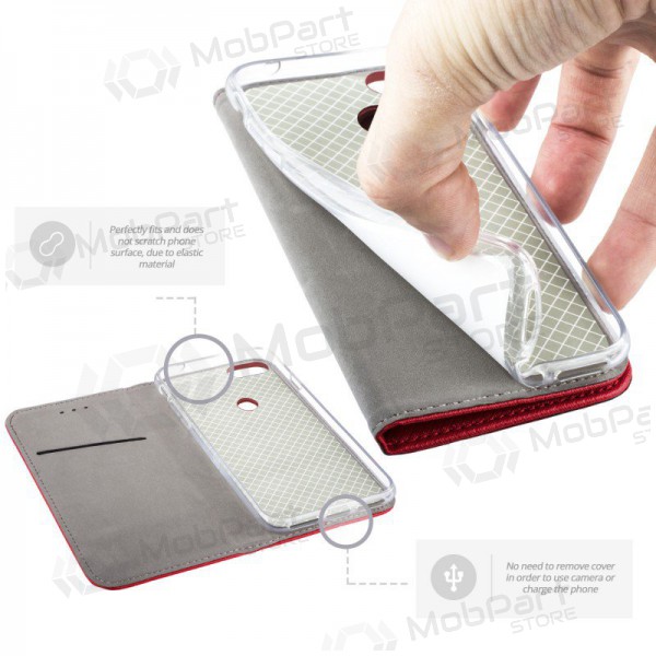 Apple iPhone 13 hoesje - Smart Magnet (rood)