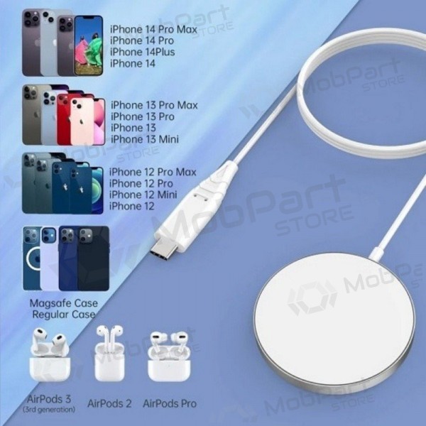 MagSafe draadloze oplader Choetech T518-F 15 W