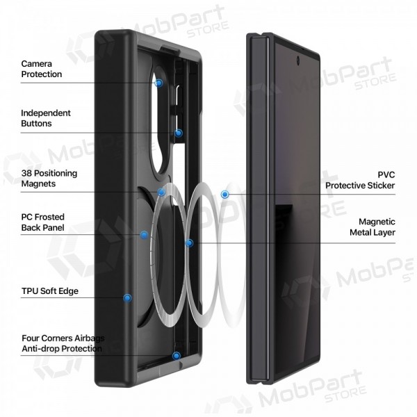 Samsung Galaxy Z Fold8 hoesje - Dux Ducis Yind MagSafe (zwart)