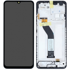 Xiaomi Redmi 14C 4G, Poco C75 scherm (zwart) (met een frame) (Premium)