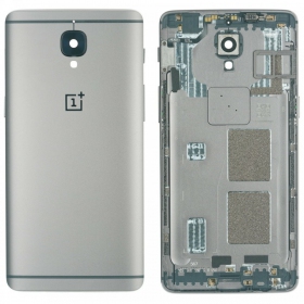 OnePlus 3 / 3T achterkant (zilverachtig) (gebruikt grade B, origineel)