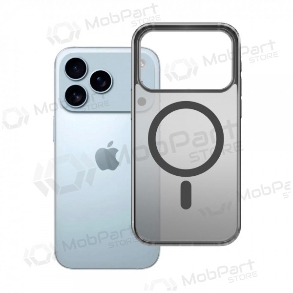 Apple iPhone 17 Pro, 18 Pro hoesje - 3mk Frosty MagCase (zwart)