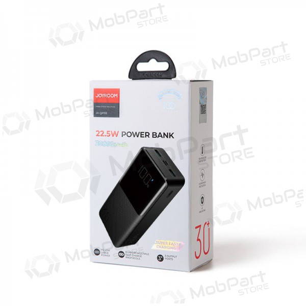 Externe batterij Power Bank Joyroom JR-QP193 22.5W 30000mAh zwart