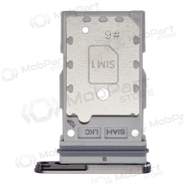 Samsung S918 Galaxy S23 Ultra Dual SIM-kaarthouder (zwart) (service pack) (origineel)