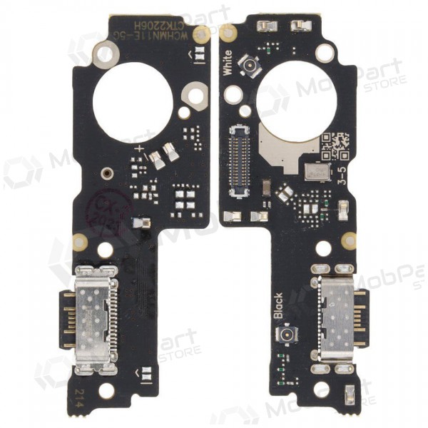 Xiaomi Poco M5 / Redmi Note 11E oplaadconnector en microfoon (service pack) (origineel)