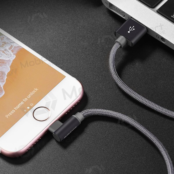 USB kabel Borofone BX26 Lightning 1.0m (grijs)