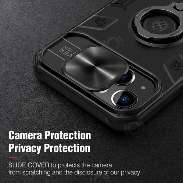 Apple iPhone 14 hoesje „Nillkin Armor Pro“ (zwart)