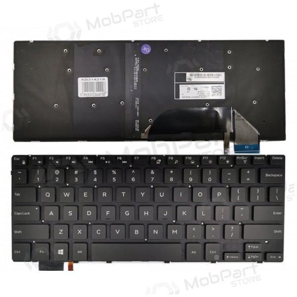 DELL Inspiron: 15 7558, 7568, XPS 15 9550, 9560 toetsenbord (met verlichting)
