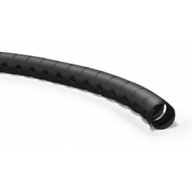 Vamzdis spiralinis kabelių apsaugai su įrankiu kabelių įvedimui D20 Hellermann Tyton HWPP20 (RITĖ 25m , zwart)