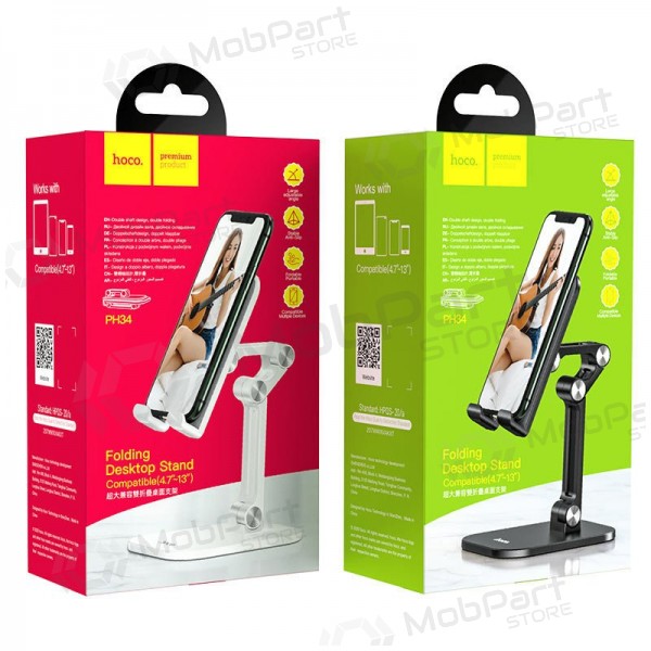 Hoco PH34 telefono laikiklis zwart