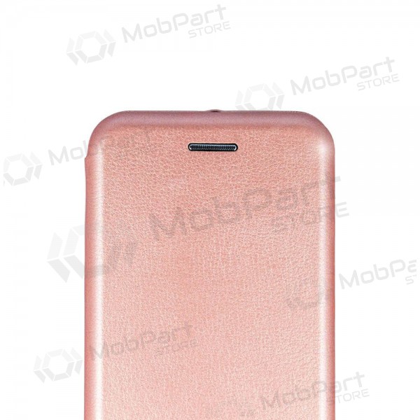 Samsung J320 Galaxy J3 2016 hoesje -Book Elegance- (roze / goud)
