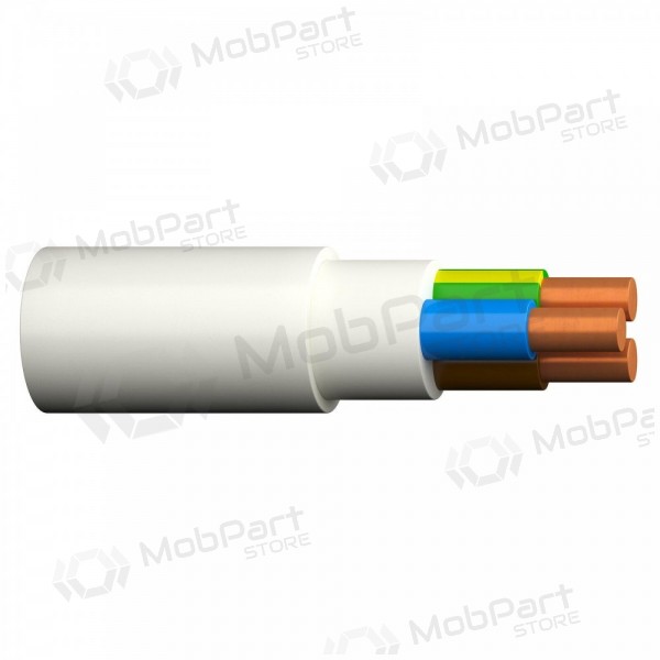 Stroomkabel Prysmian Group XPJ-HF C-pro 3x2.5 mm² koperen XLPE LSZH CPR Cca 300/500 V monoliet.