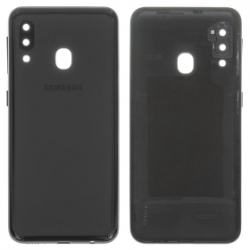 Samsung A202 Galaxy A20e 2019 achterkant (zwart) (service pack) (origineel)