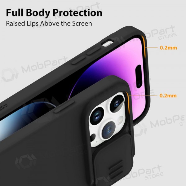 Apple iPhone 14 hoesje - Nillkin Silicone (zwart)