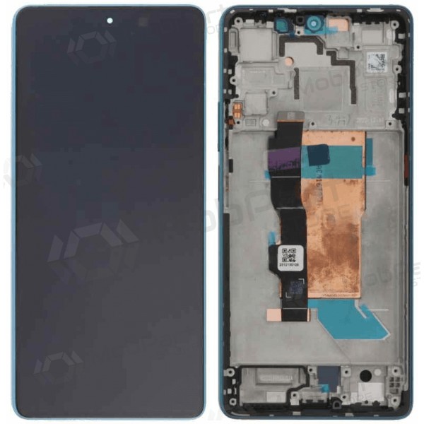 Xiaomi Poco F5 5G scherm (blauw) (met een frame) (origineel)