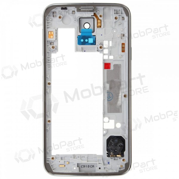 Samsung G900F S5 binnenbehuizing (zilverachtig)
