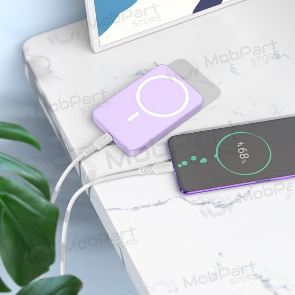 Externe batterij Power Bank Hoco J109 PD20W Magnetic 5000mAh wit