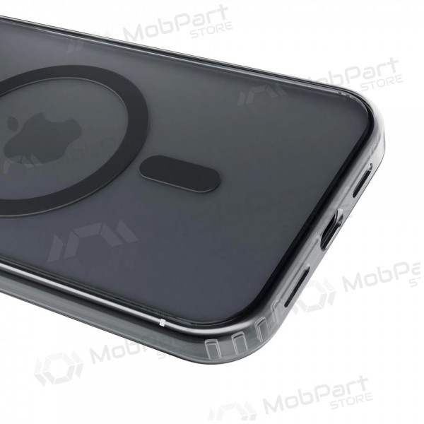 Apple iPhone 17 Pro Max, 18 Pro Max hoesje - 3mk Frosty MagCase (zwart)