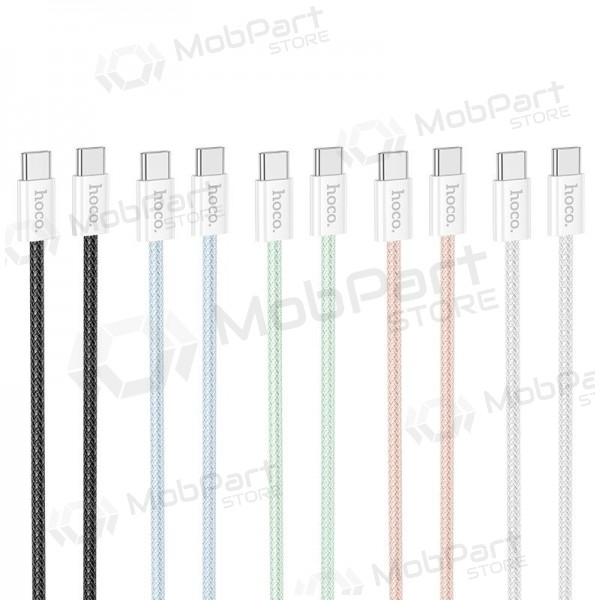 USB kabel Hoco X104 60W USB-C to USB-C 2.0m zwart