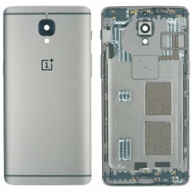 OnePlus 3 / 3T achterkant (zilverachtig) (gebruikt grade C, origineel)