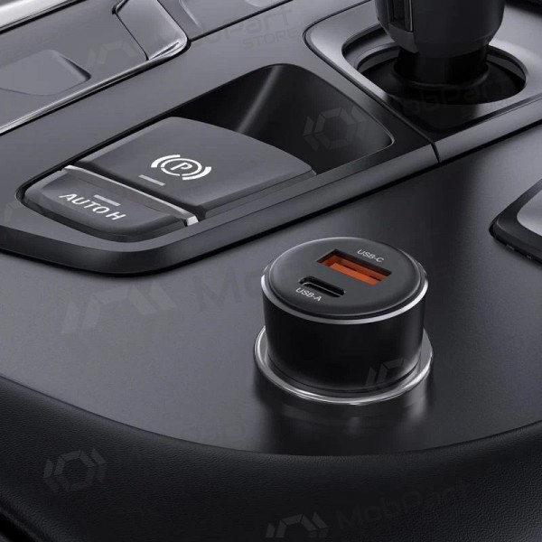 Autolader Acefast B12 60W USB-C/USB-A zwart