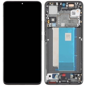 Xiaomi Poco F6 Pro scherm (zwart) (met een frame) (origineel)