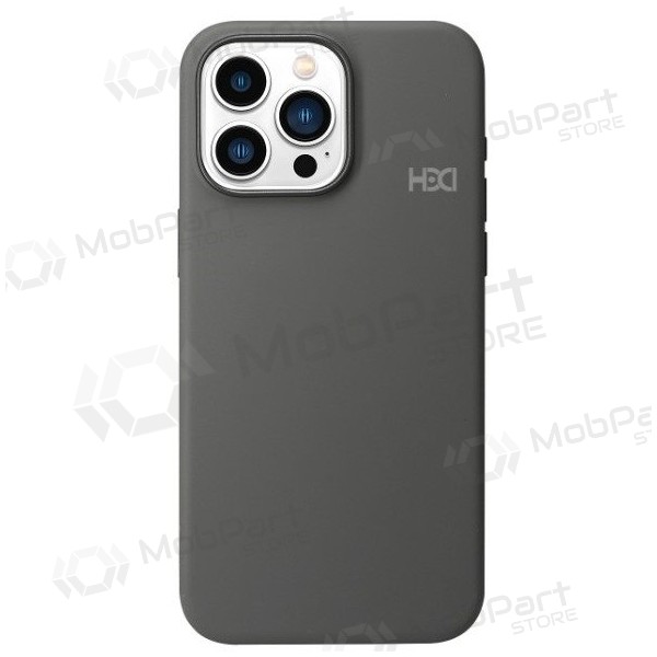 Hoesje HDD Silicone MagSafe Case Apple iPhone 17 Pro Max tamsiai grijs