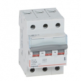 Kirtiklis MCB RX3 Legrand 406470 (125A, 3P, 230V, 6kA)