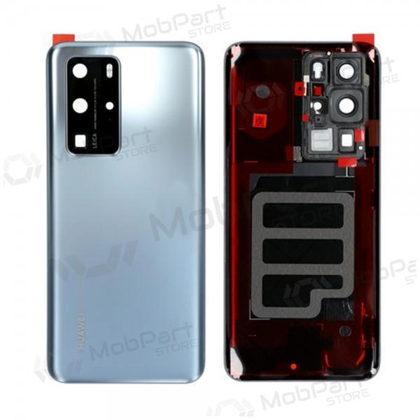 Huawei P40 Pro achterkant zilverachtig (Silver Frost) (gebruikt grade A, origineel)
