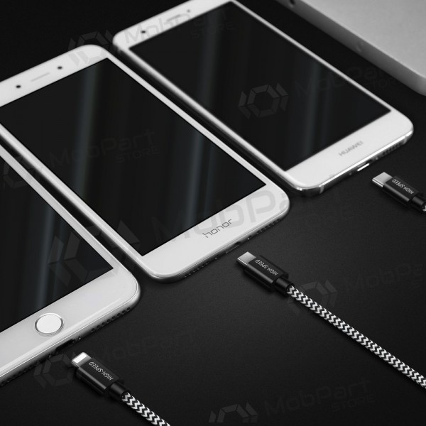USB-kabel Dux Ducis K-ONE 3in1 microUSB-Lightning-Type-C FastCharging 1,2m
